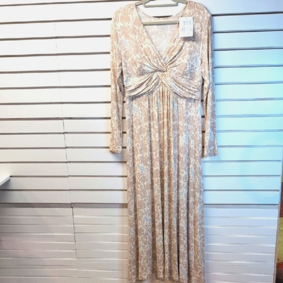 Soft Surroundings NWT Sweet Dreams Full Length Night Gown Lounge Dress Size M - Picture 1 of 6